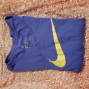 nike top, XS, blue and yellow